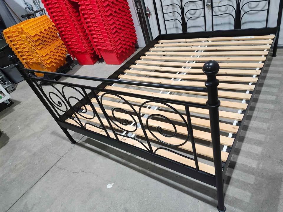 Ikea NORESUND Metal Bed Frame with Slats