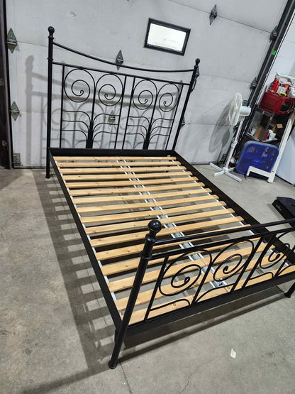 Ikea NORESUND Metal Bed Frame with Slats