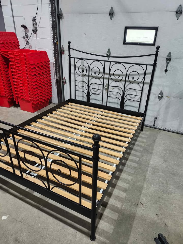 Ikea NORESUND Metal Bed Frame with Slats