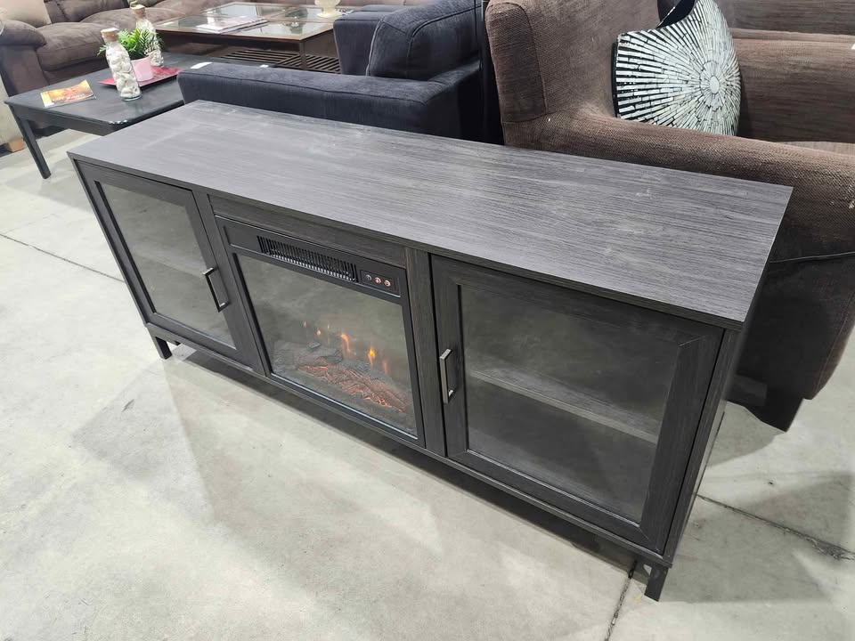 CANVAS Canmore Electric Fireplace & TV Stand 56"