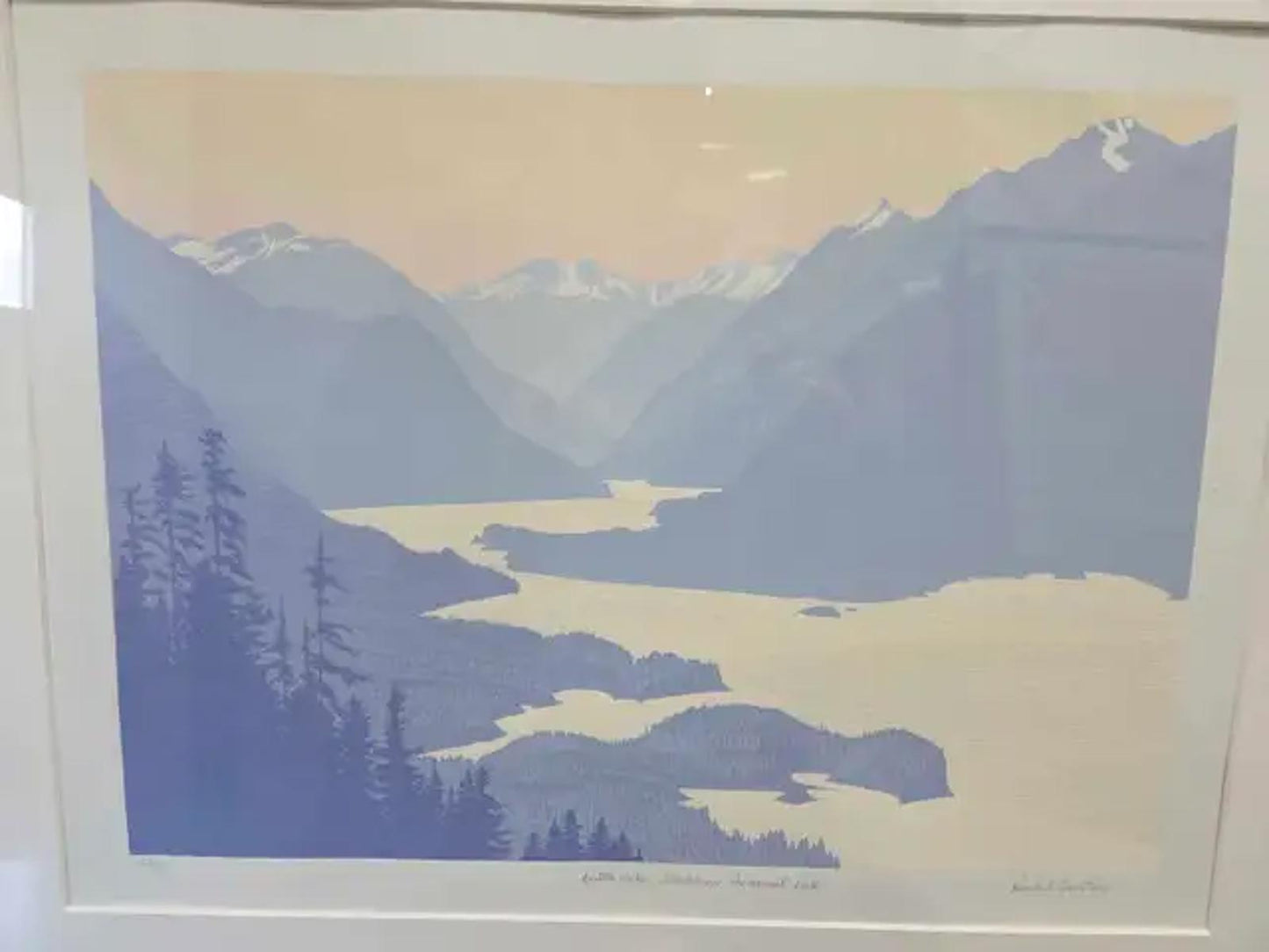 Buttle Lake Limited Edition Art by Rachel Gourley - 27/30
