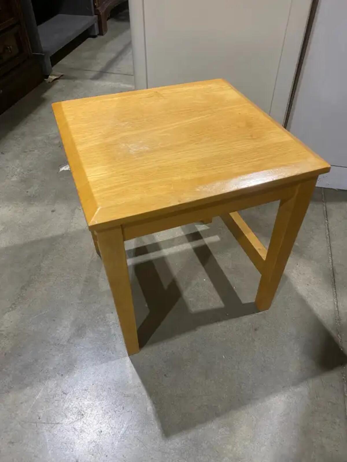 Small Wood End Table