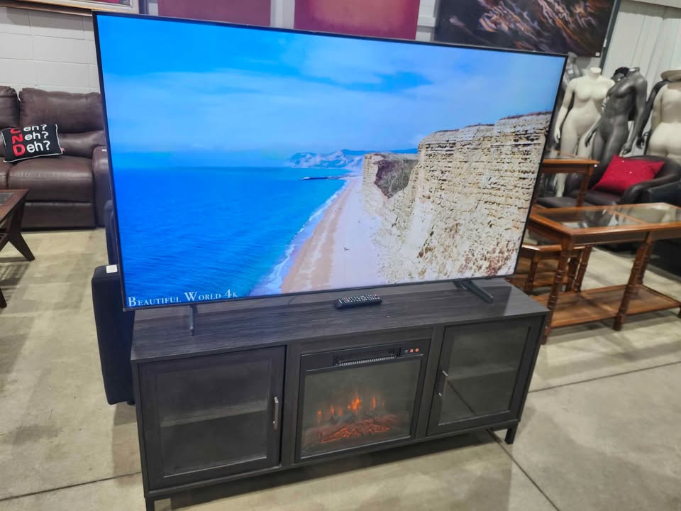 CANVAS Canmore Electric Fireplace & TV Stand 56"