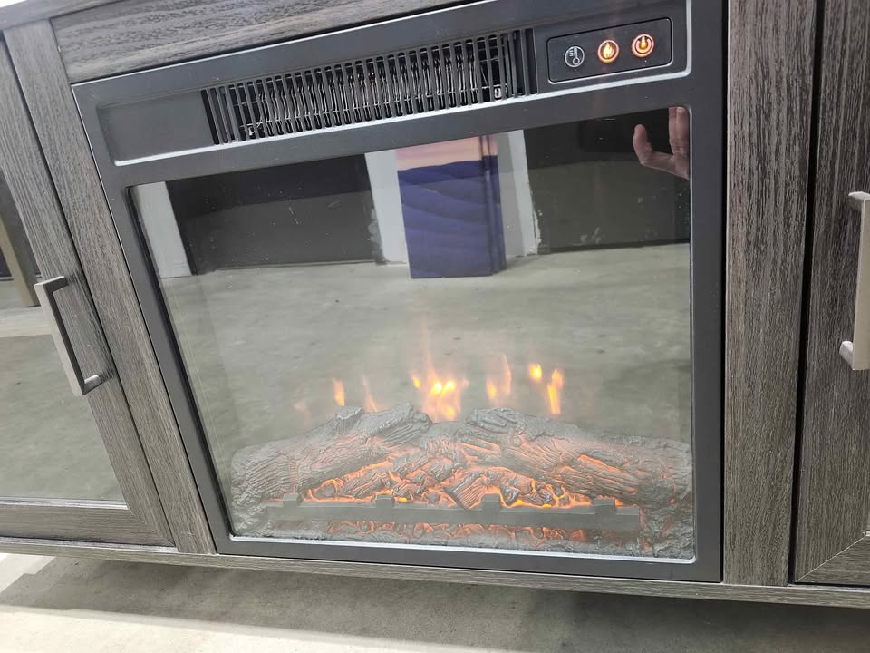 CANVAS Canmore Electric Fireplace & TV Stand 56"