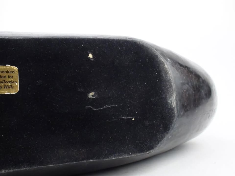 Marquis Collection Of Beverly Hills, Extra Large Art Deco Vase In Black