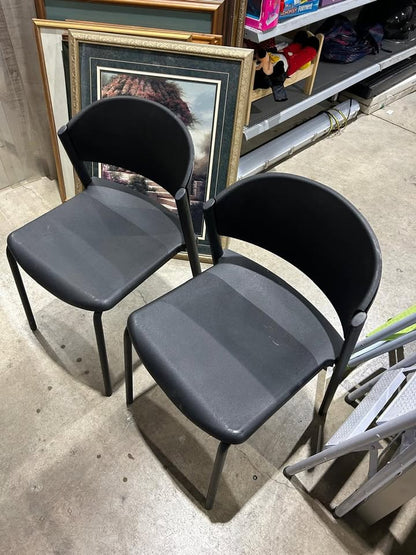 Office Stackable Chairs - 8 Available