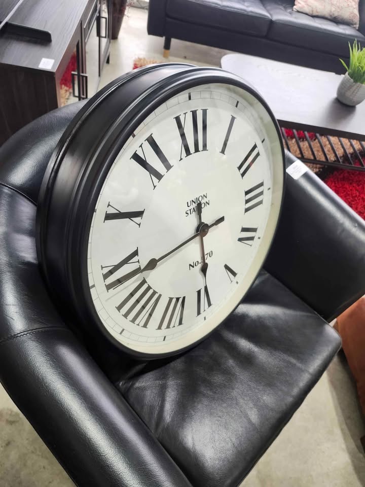 Pottery Barn Union Station 22" Wall Clock