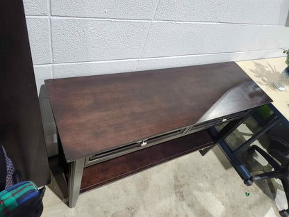 Large Wooden 2-Drawer Console Table