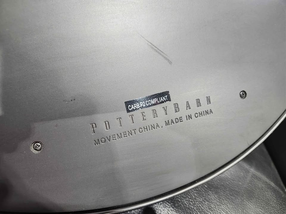 Pottery Barn Union Station 22" Wall Clock