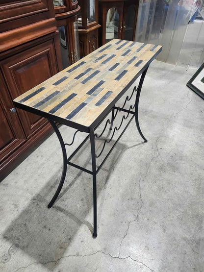Pier 1 Imports Tile Top Wine Rack/Table