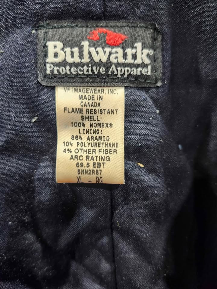 Bulwark Workwear Flame Resistant/Insulated Striped Bib Overall - XL RG