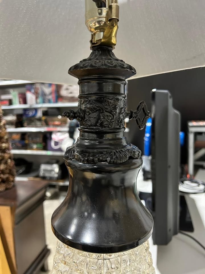 Black and White Unique Lamp