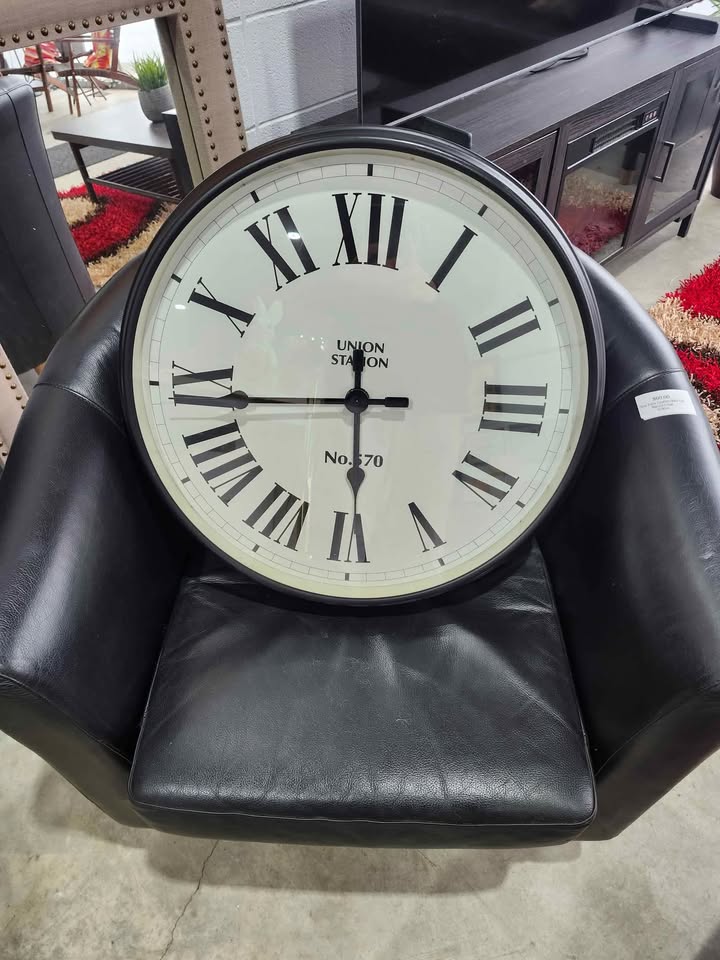 Pottery Barn Union Station 22" Wall Clock