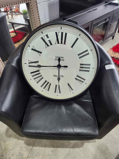 Pottery Barn Union Station 22" Wall Clock