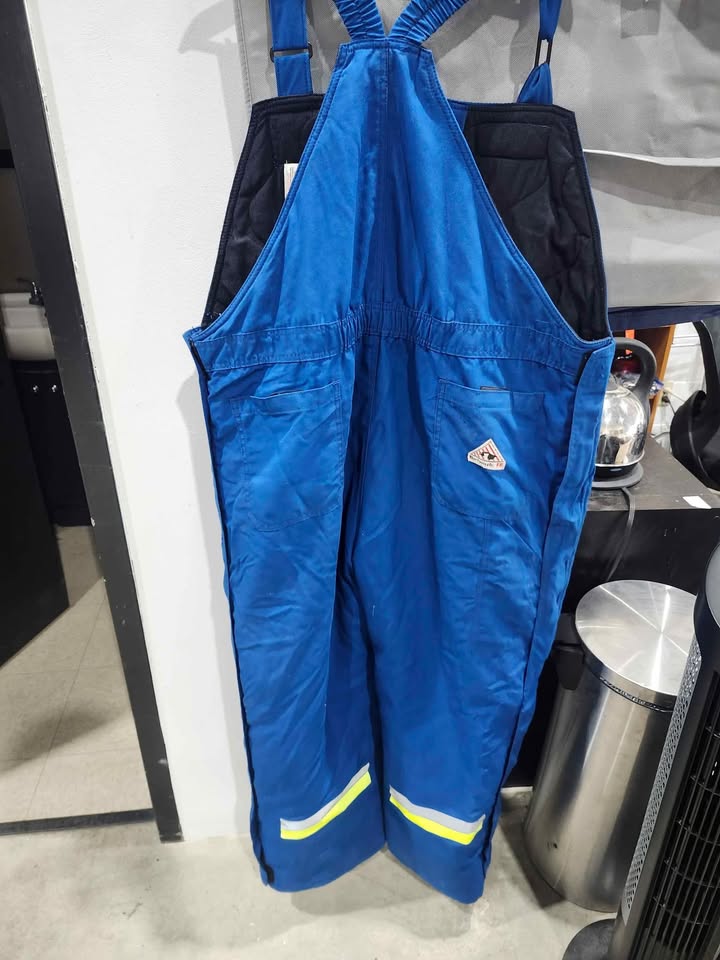 Bulwark Workwear Flame Resistant/Insulated Striped Bib Overall - XL RG