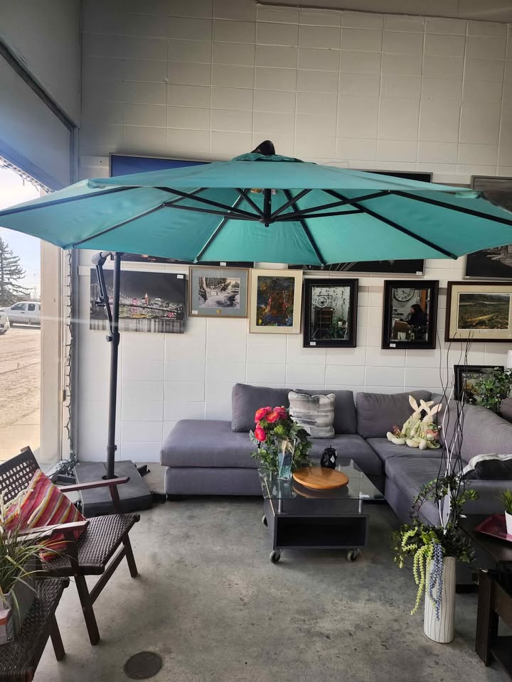 Treasure Garden - 10 Foot AG19A Round Cantilever Umbrella
