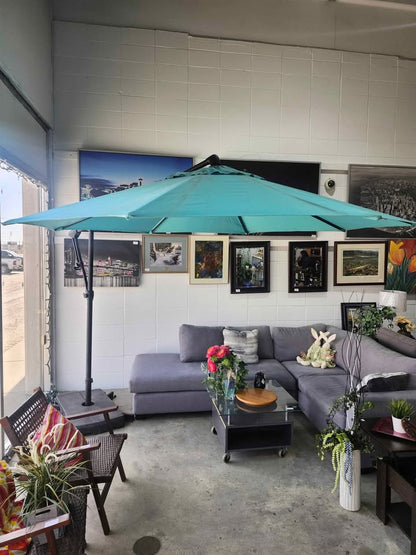 Treasure Garden - 10 Foot AG19A Round Cantilever Umbrella