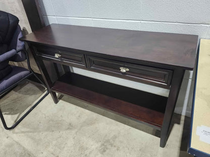Large Wooden 2-Drawer Console Table