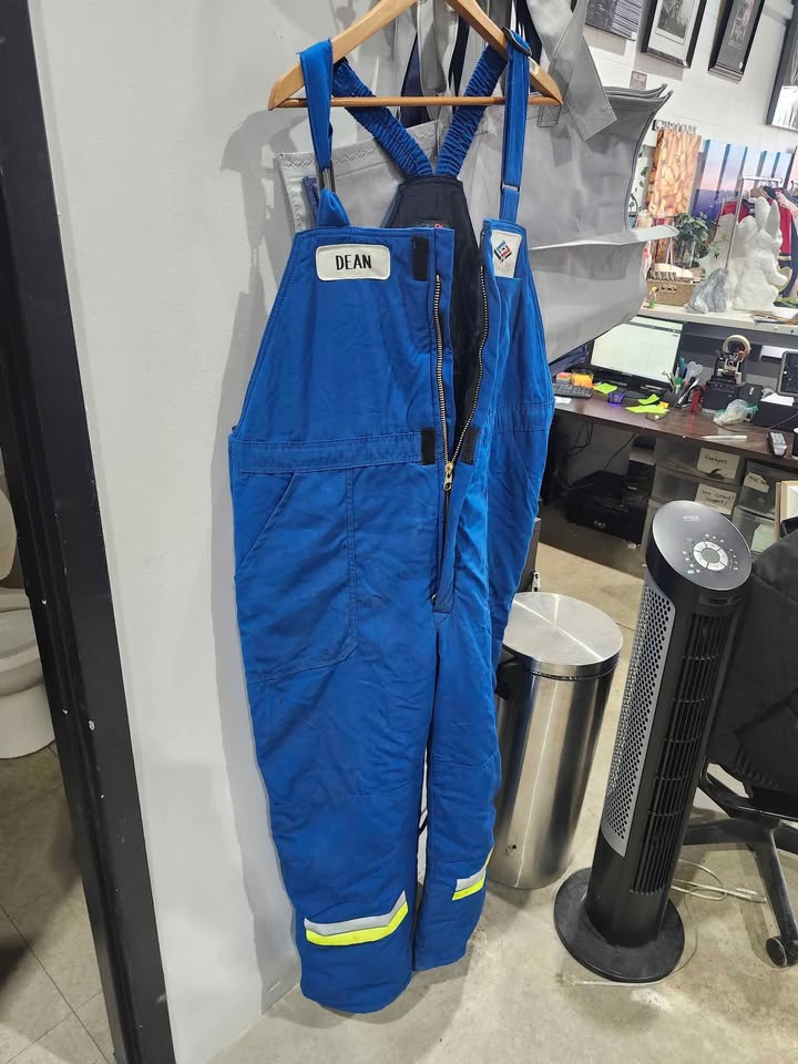 Bulwark Workwear Flame Resistant/Insulated Striped Bib Overall - XL RG