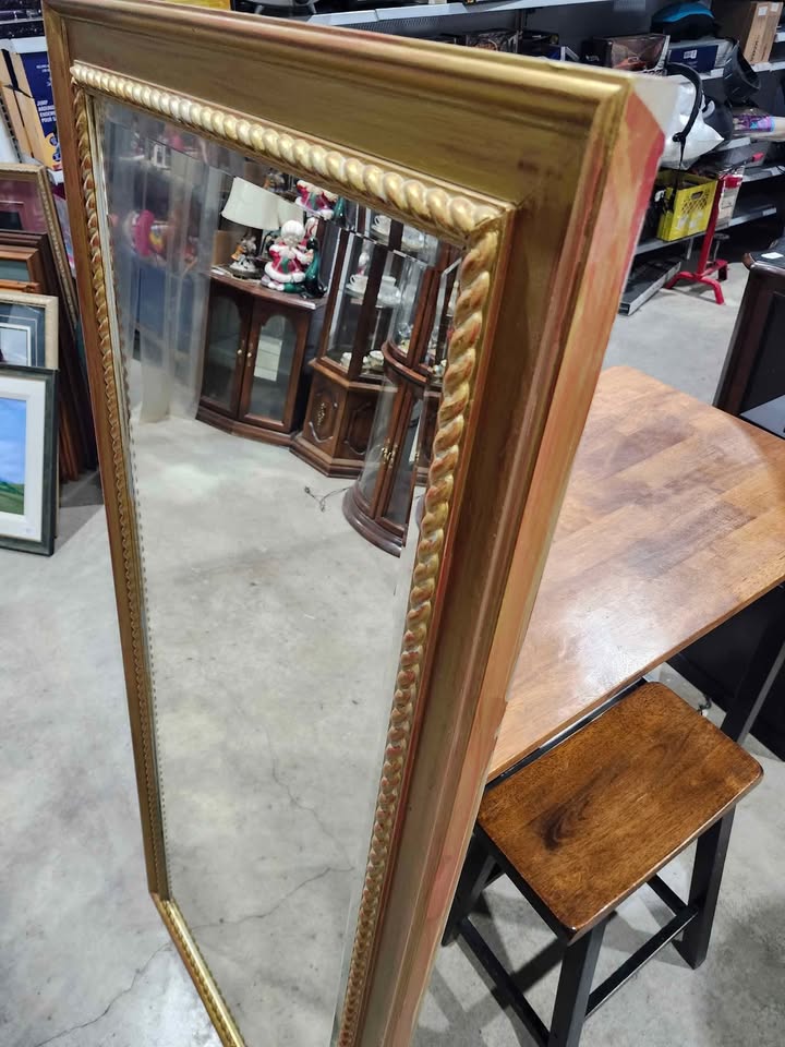 Ikea Alleby - Full Length Gold Framed Mirror