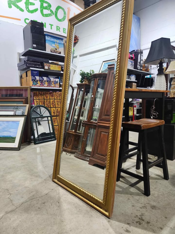Ikea Alleby - Full Length Gold Framed Mirror