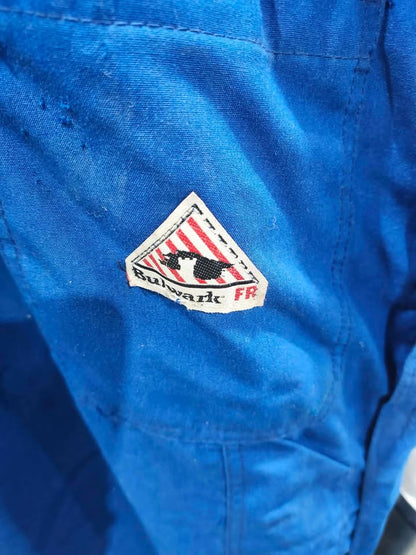 Bulwark Workwear Flame Resistant/Insulated Striped Bib Overall - XL RG