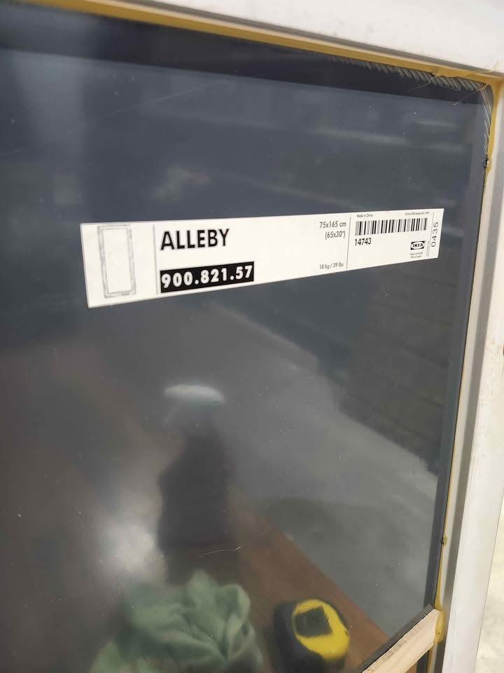 Ikea Alleby - Full Length Gold Framed Mirror