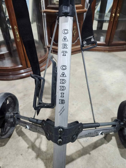 Collapsible 2-Wheeled Golf Push Cart - Cart Caddie Falcon