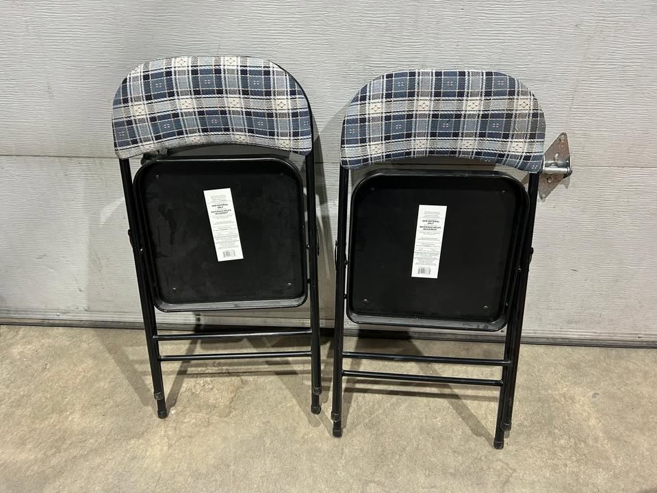 Upholstered Folding Chair - 2 Available