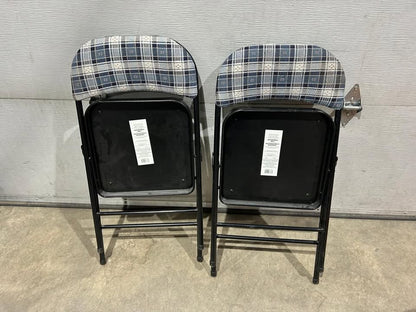 Upholstered Folding Chair - 2 Available