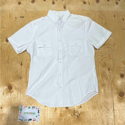 Shades of Grey Men’s Short-Sleeve Shirt (White, Size XL)