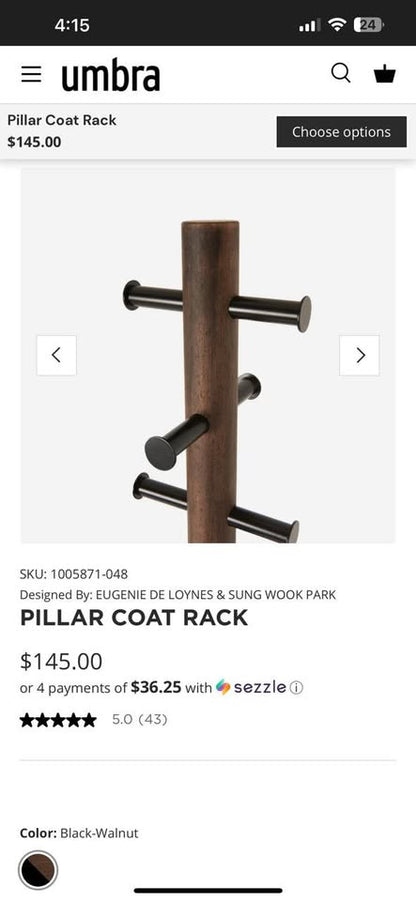 UMBRA Pilar Coat Rack