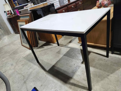Wooden/Steel Desk/Table - White