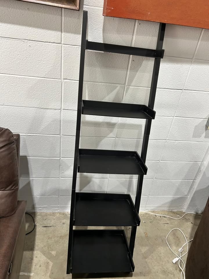 Leaning wall shelf - Black/Brown