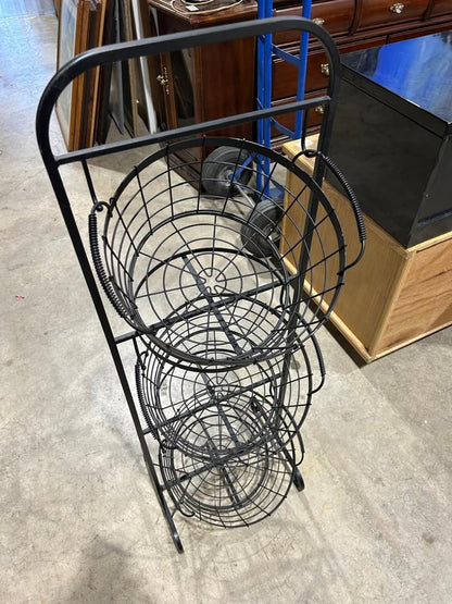 3-tier Market Baskets shelf