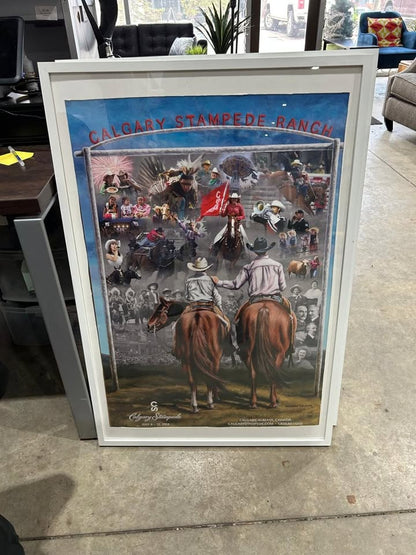 Calgary Stampede 2018 Poster Framed - 2 available