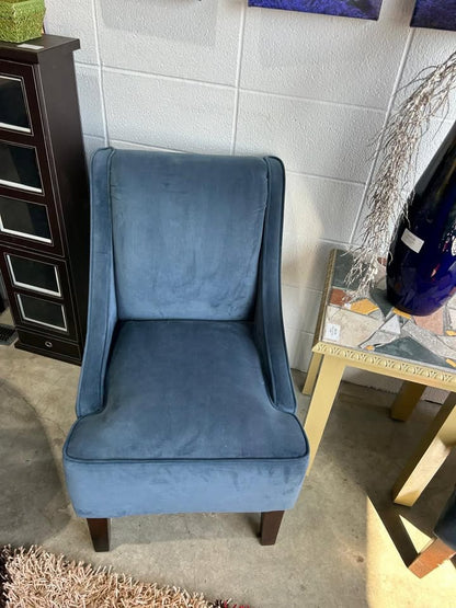 Blue Velvet armchair - 2 Available