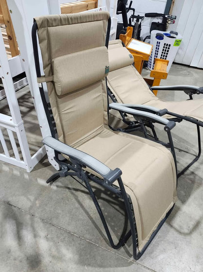 Lafuma Zero Gravity Outdoor Steel Framed Lawn Recliner Chair - 2 Available