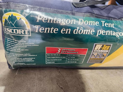 Escort Pentagon 3-Person Dome Tent