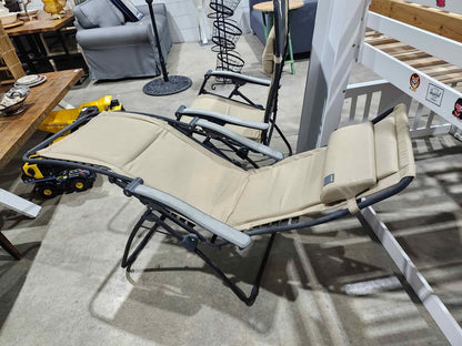 Lafuma Zero Gravity Outdoor Steel Framed Lawn Recliner Chair - 2 Available
