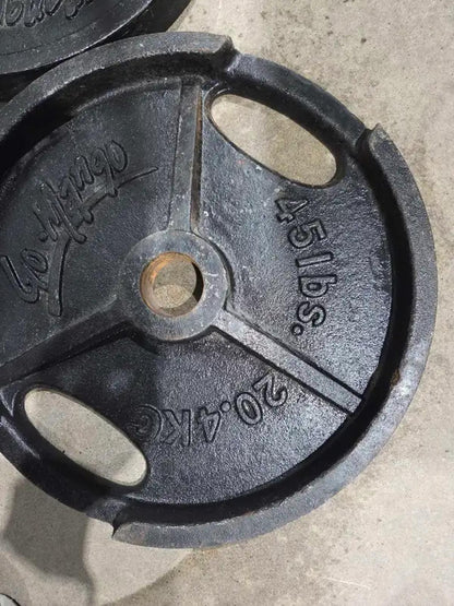 Go.Mango 45lb Weight Plates X2
