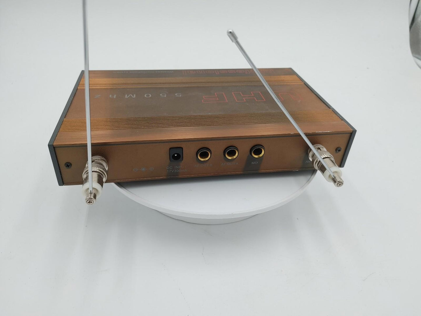 Excellent Condition Sange Electronics El UHF 550MHz Wireless Microphone System