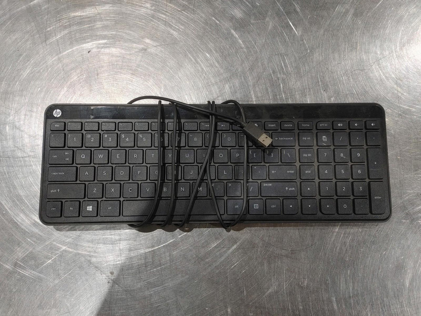 HP SK2028 USB Full Size Keyboard Black - Fair