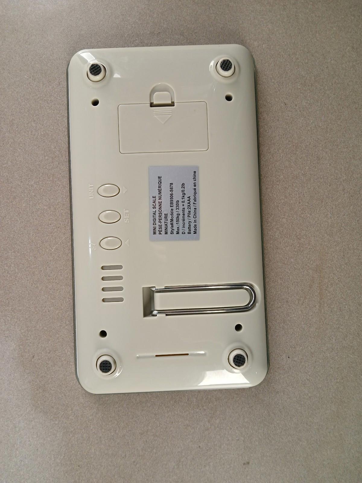 Mini Digital Weigh Scale GOOD CONDITION White
