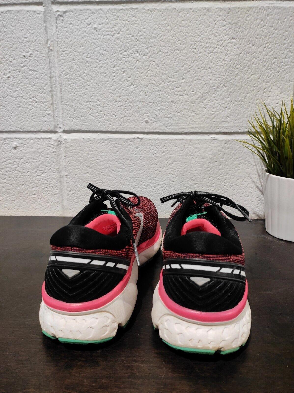Chaussures de course Brooks Ghost 11 DNA rose et noir pour femme, pointure 8,5 M (B)