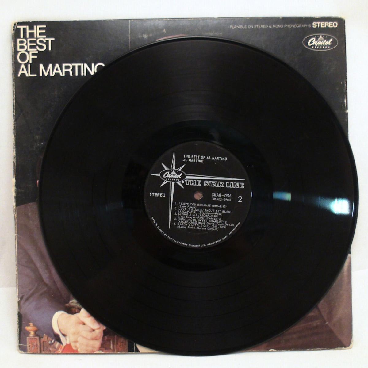 Album vinyle 33 tours The Best Of Al Marino Capitol Records