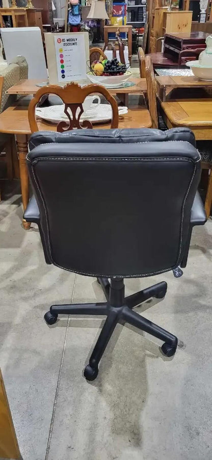 Black Manager's Office Chair - Adjustable