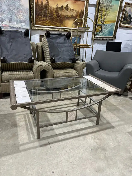 Glass Top Coffee Table