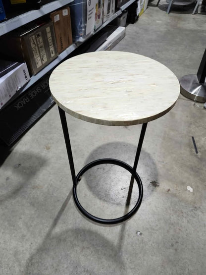Pier 1 Imports - Mother-of-Pearl Round C-Table