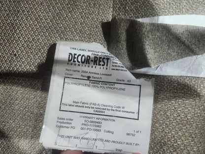 Beige 4-Piece Sectional Sofa with Chaise Lounge